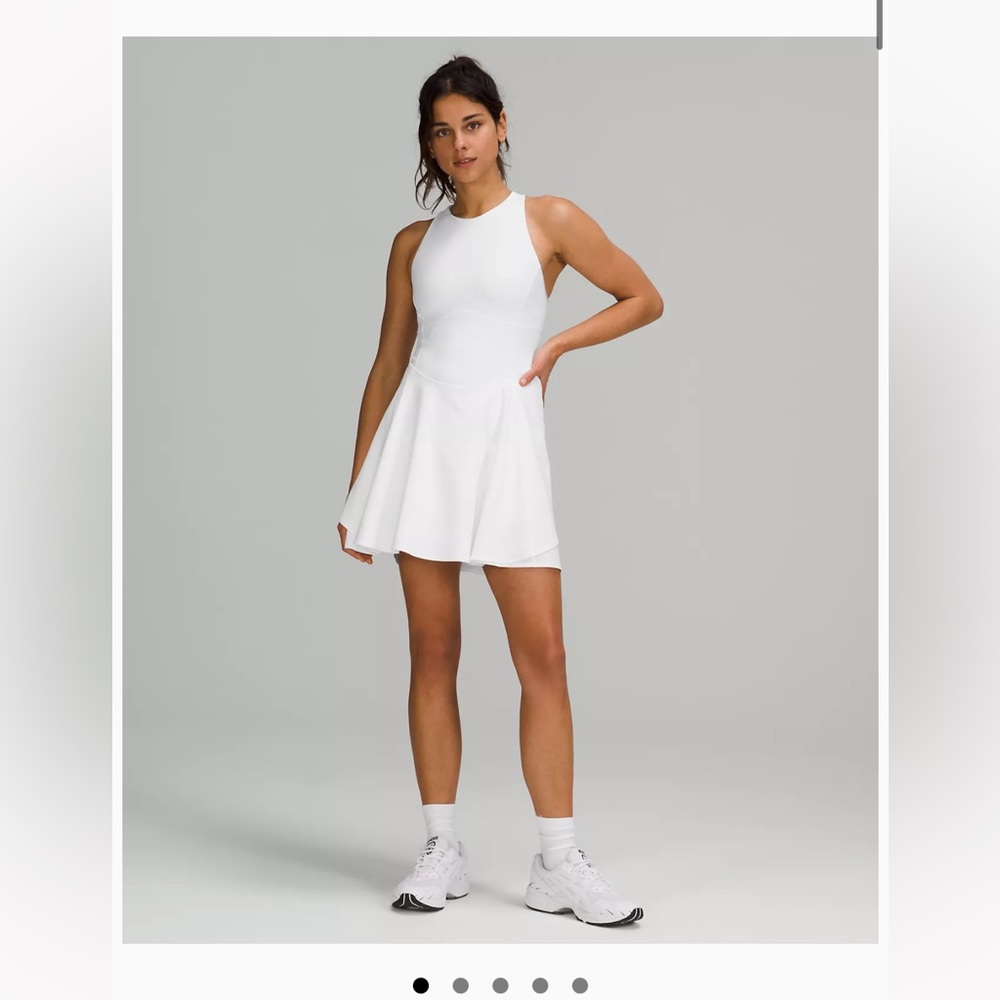 Lululemon Court Crush Tennis Dress White size 0